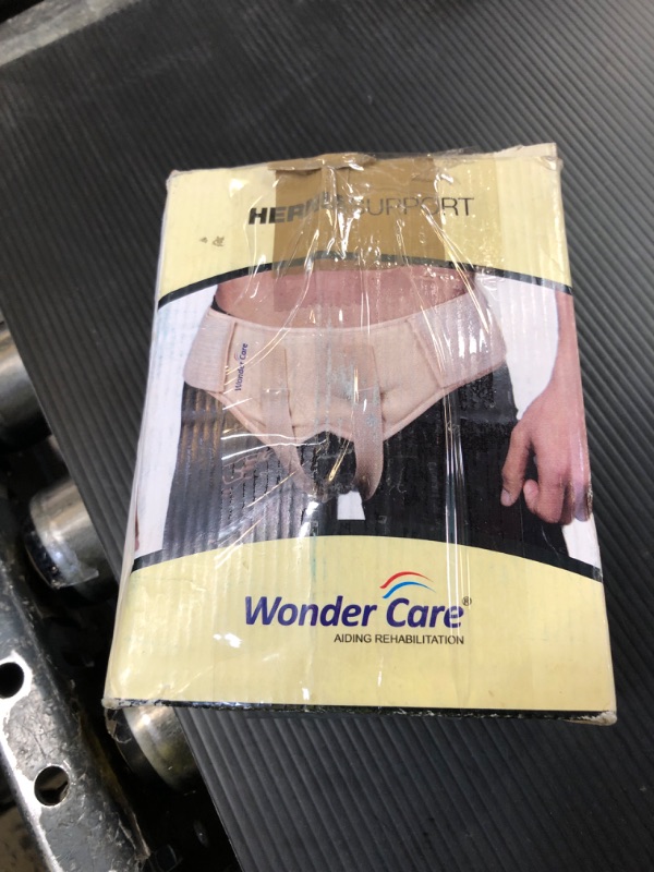 Photo 1 of Wonder Care Grey Inguinal Hernia Support Truss brace for Single/Double Inguinal or Sports Hernia with Two Removable Compression Pads & Adjustable Groin Straps Surgery & injury Recovery belt