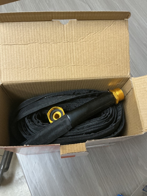 Photo 1 of GUKOK Non-Expanding Garden Hose, Lightweight, Ultra Flexible, Durable, Kink-Free Garden Hose, RV, Marine and Camper Hose, 50-Feet x 1/2-Inch