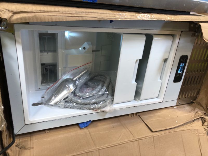 Photo 1 of ITEM TURNS ON BUT UNSURE IF FUNCTIONAL **** Electactic Nugget Ice Maker Machine, Under Counter Ice Machine,Stainless Steel Built-in Freestanding Ice Maker,66Lbs/Day,LCD Panel/Self-Clean/24H Timer,for Home Kitchen Office Bar Party