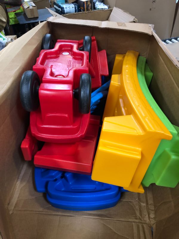 Photo 1 of Step2 Up & Down Roller Coaster Kids Ride On Toy, Push Car, Indoor/Outdoor Playset, Made of Durable Plastic, Max Weight 50 lbs., For Toddlers 2-5 Years Old, Multicolor
