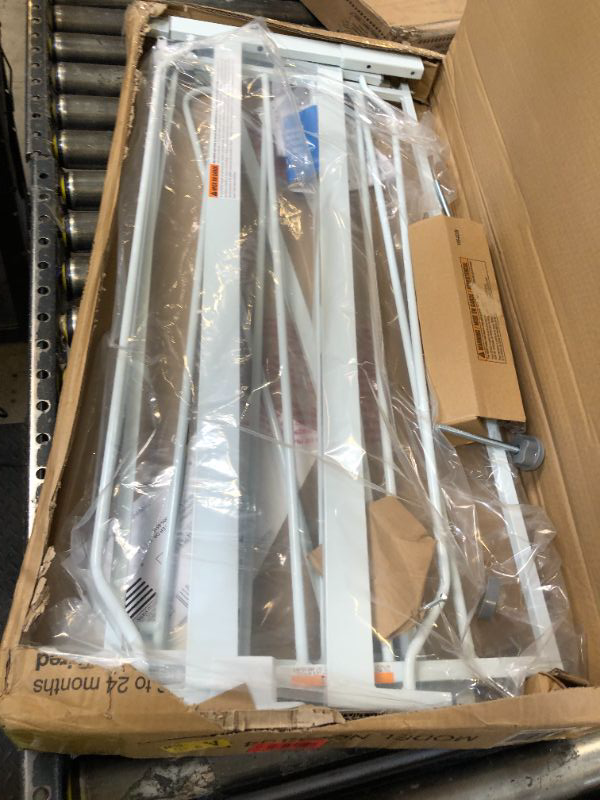Photo 1 of Regalo 36-Inch Extra Tall and 49-Inch-Wide Walk Thru Baby Gate, includes 4-Inch and 12-inch Extension Kit, 4 Pack of Pressure Mount Kit and 4 Pack of Wall Mount Kit