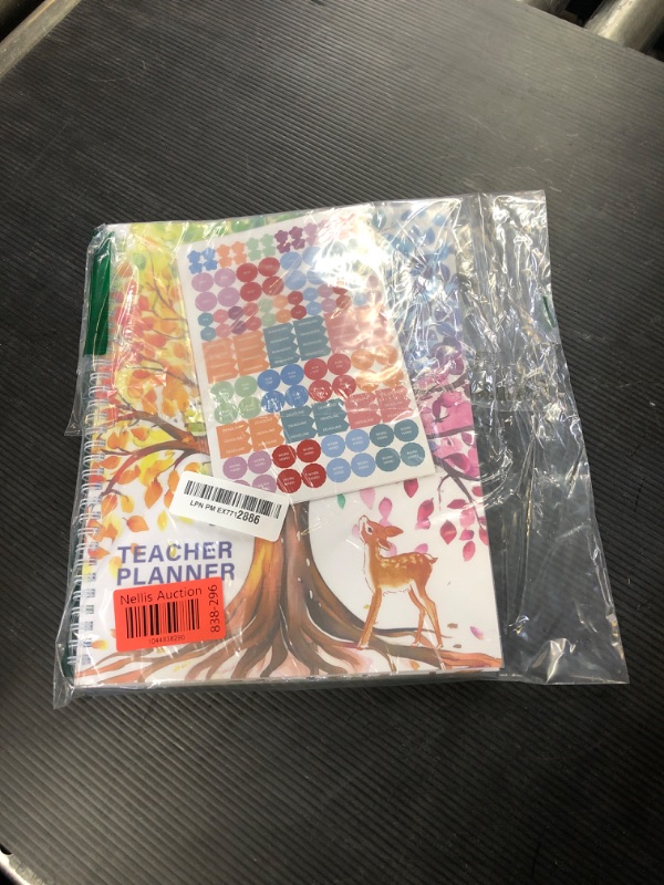 Photo 1 of Teacher Planner 2025-2026 With Stickers, 10 Sections Lesson Plan Book, 8.5"x 11" Academic Year Calendar Weekly & Monthly Organizer, Homeschool Planner With Pocket Folder, Page Tabs (Tree of Life)