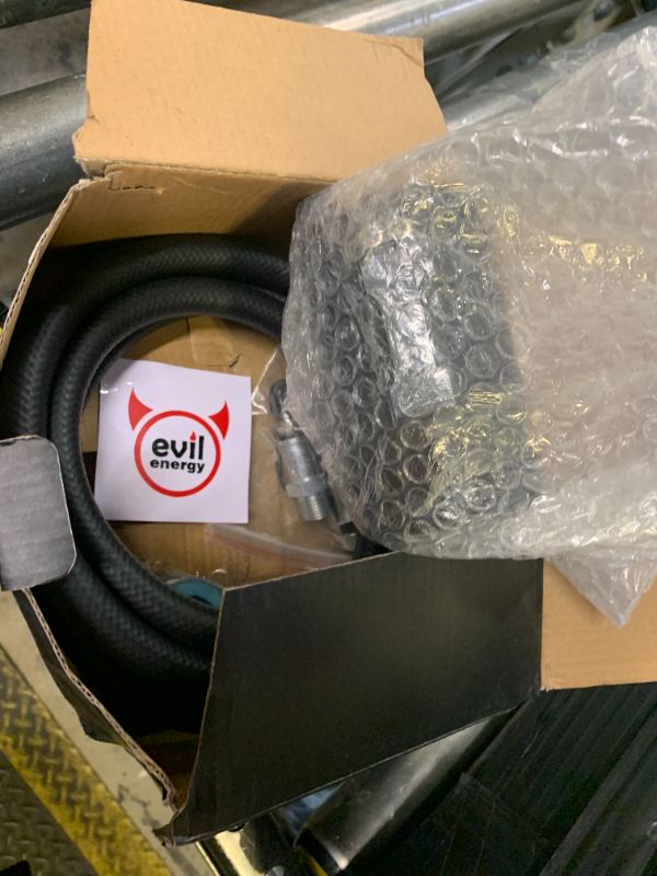 Photo 1 of EVIL ENERGY Oil Catch Can, 300ML Universal Baffled Catch Can Kit with 5FT 3/8 Inch Hose, Aluminum Air Oil Separator Upgraded Internal Filter