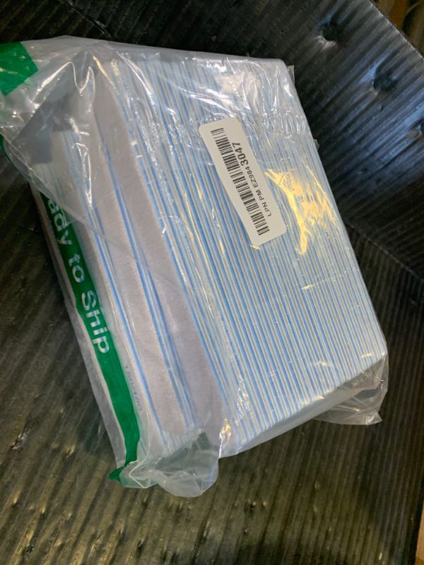 Photo 1 of 100 Pieces Rectangle Nail Files 150/150 Grit Reusable Buffering Files Double Sided Emery Boards for for Acrylic Nails, Gel Nails, Natural Nails