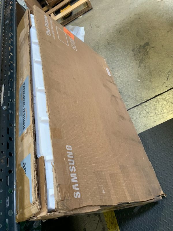 Photo 1 of Samsung 50-Inch Class QLED 4K LS03D The Frame Series Quantum HDR Smart TV w/Dolby Atmos, Art Mode, Anti-Reflection, Customizable Frame, Slim Fit Wall Mount with Alexa Built-in (QN50LS03D, 2024 Model)