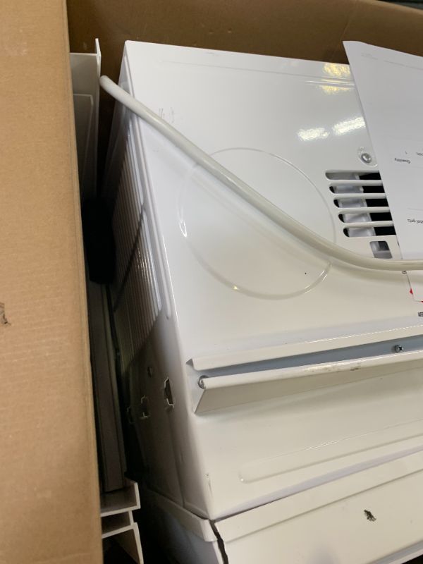 Photo 1 of Midea MAW08R1BWT EasyCool 8,000 BTU Window Air Conditioner, Fan-Cools, Circulates and Dehumidifies up to 350 Sq Ft, Reusable Filter, LCD Remote Control, White