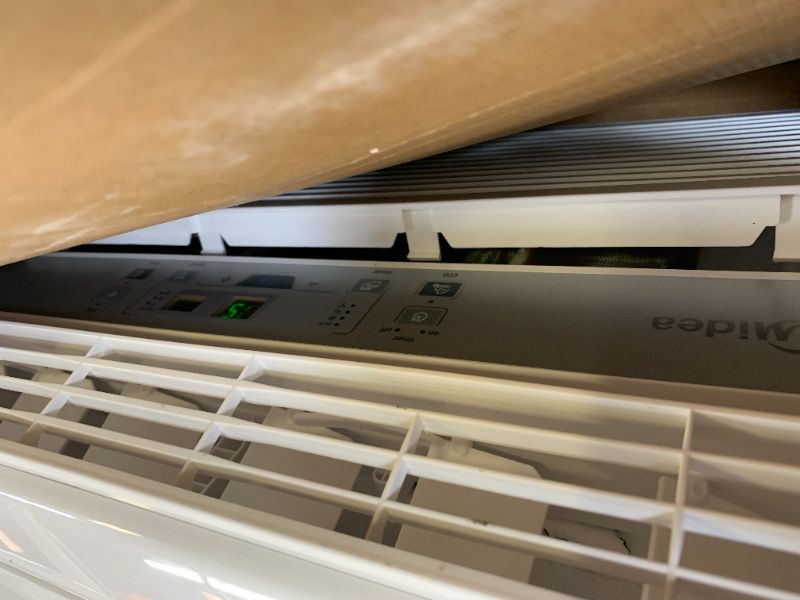 Photo 1 of Midea MAW08R1BWT EasyCool 8,000 BTU Window Air Conditioner, Fan-Cools, Circulates and Dehumidifies up to 350 Sq Ft, Reusable Filter, LCD Remote Control, White