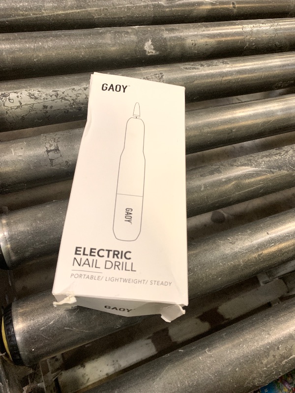 Photo 1 of GAOY Electric Nail Drill for Acrylic and Gel, USB Electric Nail File, Portable Efile with Drill Bits, Manicure Pedicure Tools for Home Salon, Pink