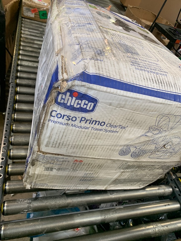 Photo 1 of Chicco Corso Primo ClearTex Travel System - Aspen | Black