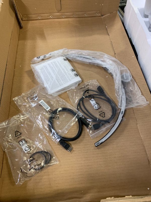 Photo 1 of MISSING POWER CORD / SOLD FOR PARTS **** LG UltraWide QHD 34-Inch Curved Computer Monitor 34WQ73A-B, IPS with HDR 10 Compatibility, Built-In-KVM, and USB Type-C, Black