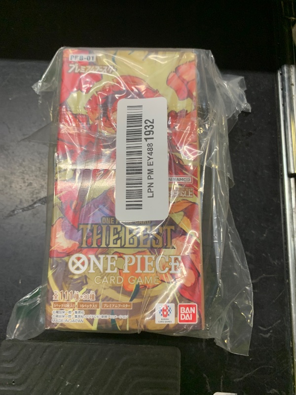 Photo 1 of BANDAI ONE Piece Card Game Premium Booster ONE Piece Card The Best [PRB-01] (Box) 10 Pack