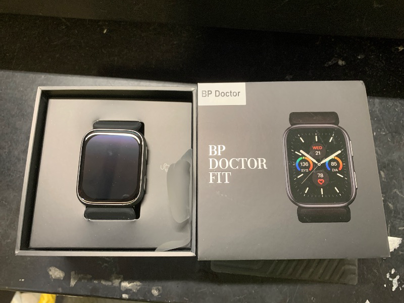 Photo 1 of Smart Watch, 1.95" Blood Pressure Smart Watch with Air Pump Band, Blood Pressure Monitor Watch with Sleep Heart Rate Monitor, Pedometer, Blood Pressure Watch Supports Data Sharing, Reminder Monitoring