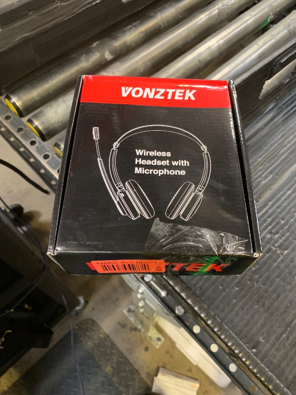 Photo 1 of Vonztek Wireless Headset?Bluetooth Headset with Microphone Noise Cancellation Wireless Headphones with USB Dongle Connection and Microphone Mute for PC/Laptop/Smartphone/Teams/Home