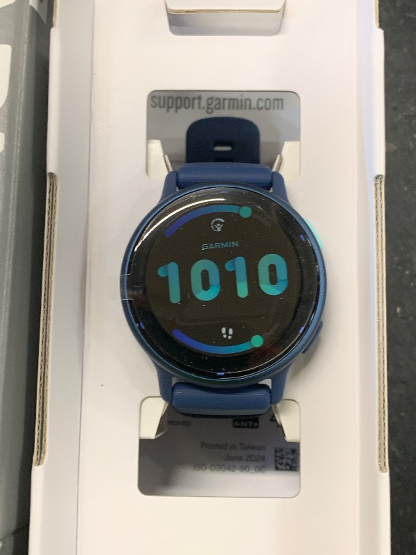 Photo 1 of Garmin vívoactive 5, Health and Fitness GPS Smartwatch, AMOLED Display, Up to 11 Days of Battery, Navy