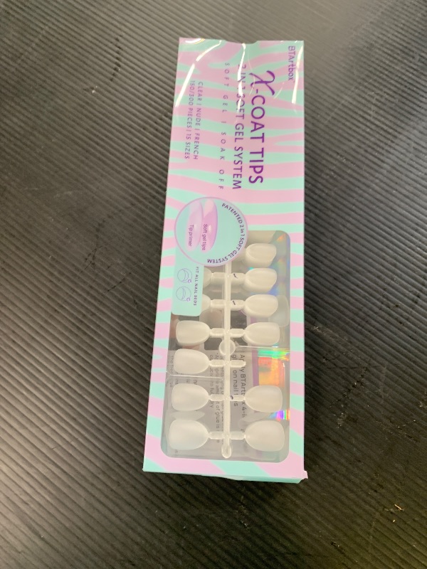 Photo 1 of Extra Short Almond Nail Tips - BTArtbox XCOATTIPS Gel Nail Tips Natural with Tip Primer Cover, Pre-shaped Full Matte Oval Gel Press On Nails Clear Soft Fake Nails for Daily Nail Art
