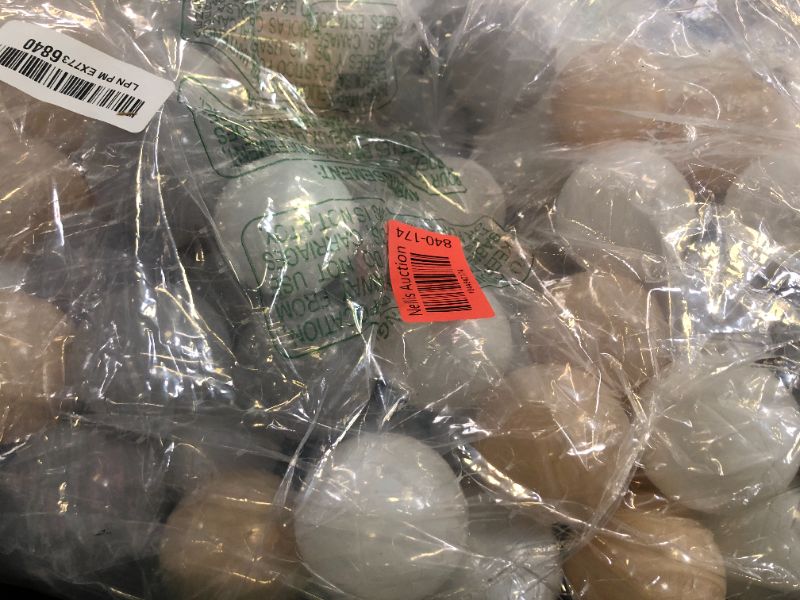 Photo 1 of GOGOSO Ball Pit Balls for Toddlers Kids Plastic Balls for Ball-Pit Playpen Pool Baby Pastel BPA-Free Non Toxic Pastel Crush Proof Bal Beige Light Gray White 100pcs