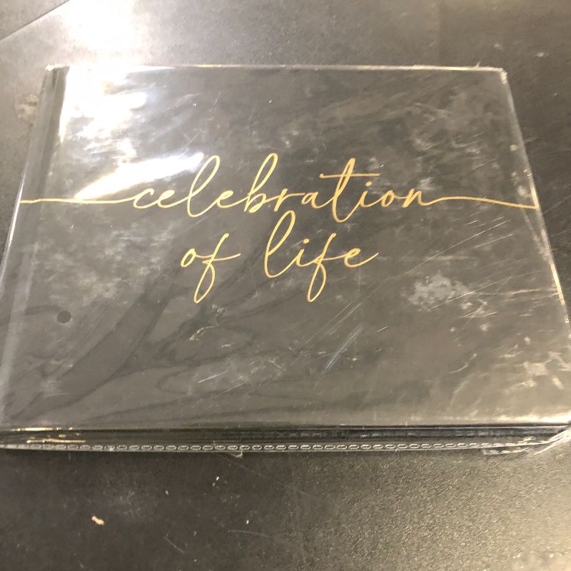 Photo 1 of Lamare Funeral Guest Book for Memorial Service – Elegant Celebration of Life Guest Book and in Loving Memory Guest Book - Condolences Book for Funeral