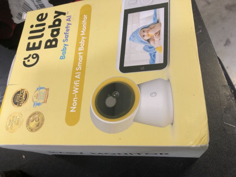 Photo 1 of Ellie Baby Monitor No WiFi, Baby Monitor with Camera and Audio, 5" IPS 1080P with Wall Mount, 6000mAh Battery, 1000ft Range, Smart Monitoring 24hrs Playback, AI Cry Detection & Sleep Tracking