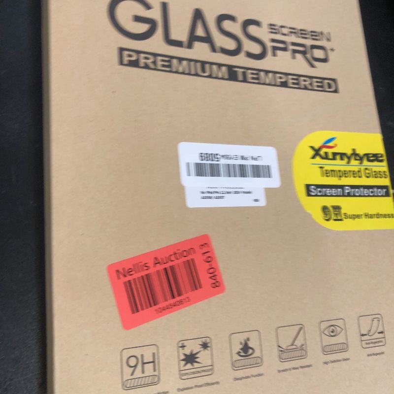Photo 1 of XunyLyee 2-Pack, Screen Protector for iPad Pro 11 Inch 2024 M4 5th Generation Bubble Free Tempered Glass Film