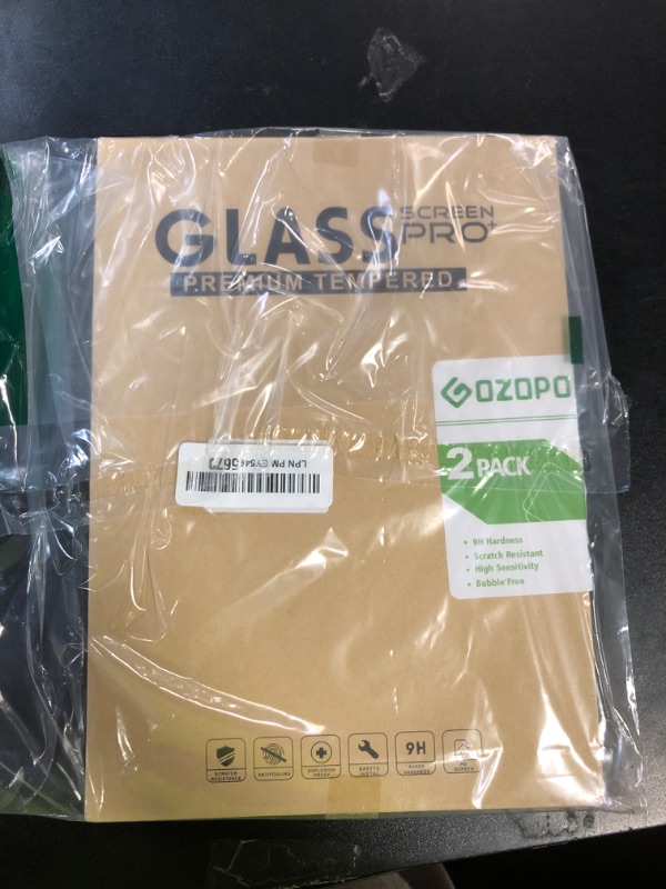 Photo 1 of GOZOPO Screen Protector for Onn 10.1 inch Tablet Gen 3 (2022), 9H Tempered Glass Film, HD Clear, 2 Pack