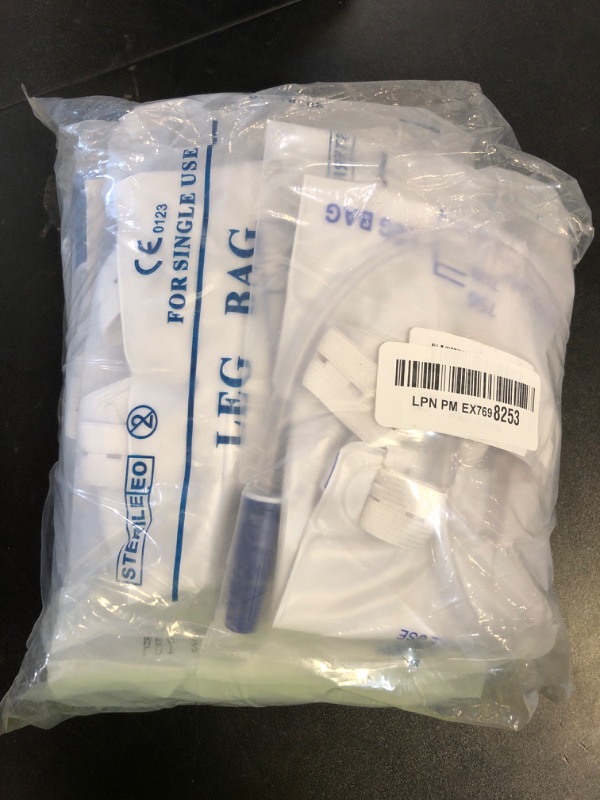 Photo 1 of 10 Pack Catheter Leg Bag Urinary Drainage Bag(750ML)