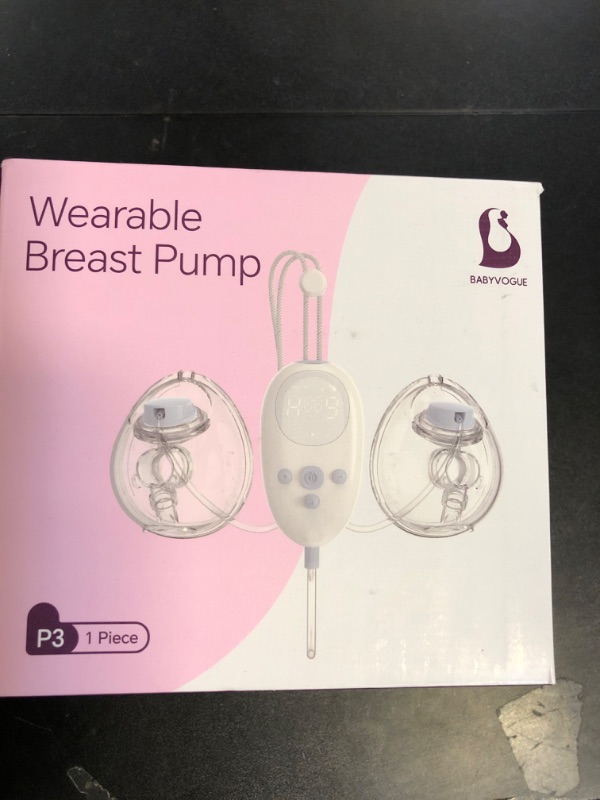 Photo 1 of BabyVogue Electric Breast Pumps Wearable, Hands-Free Breast Pump with 2 Modes|9 Levels, Hospital Grade Suction, Lighter, Portable, Discreet, Approved Breastfeeding Pump Gifts for Moms, 24mm-Blue