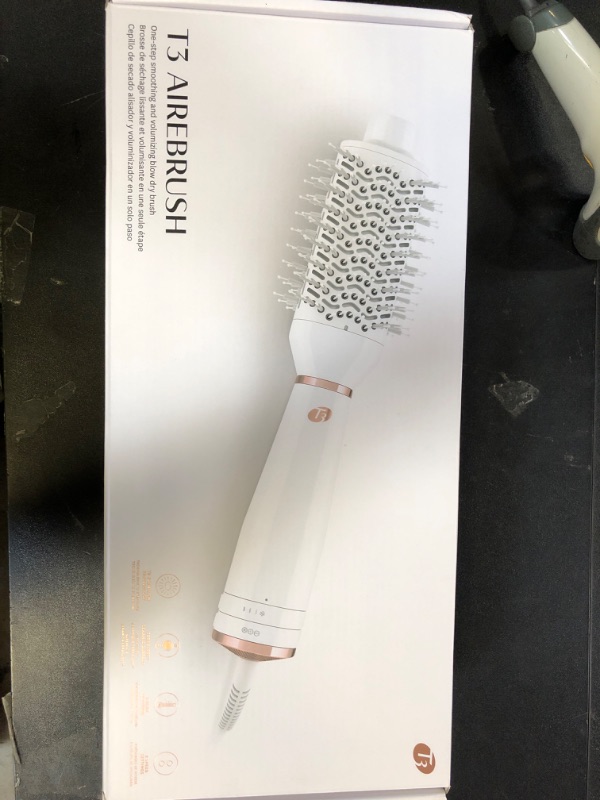 Photo 1 of T3 AireBrush One-Step Smoothing and Volumizing Hair Dryer Brush, Blow Dryer Brush for Fast Drying and Styling with Multiple Heat and Speed Settings, Ceramic Oval Brush and Cool Shot