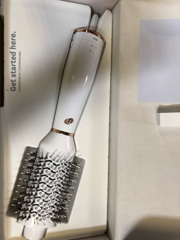Photo 1 of T3 AireBrush One-Step Smoothing and Volumizing Hair Dryer Brush, Blow Dryer Brush for Fast Drying and Styling with Multiple Heat and Speed Settings, Ceramic Oval Brush and Cool Shot
