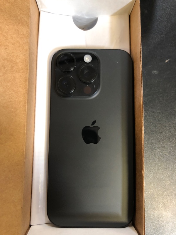 Photo 1 of Apple iPhone 16 Pro, US Version, 1TB, Black Titanium - Unlocked (Renewed)