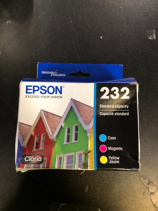 Photo 1 of Epson 232 Claria Ink Standard Capacity Color Combo Pack (T232520-S) Works with Workforce WF-2930, WF-2950, Expression XP-4200, XP-4205