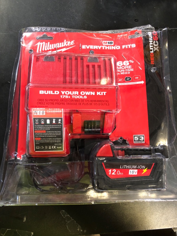 Photo 1 of Milwaukee 48-59-1850 M18 Xc 5.0 Starter Kit