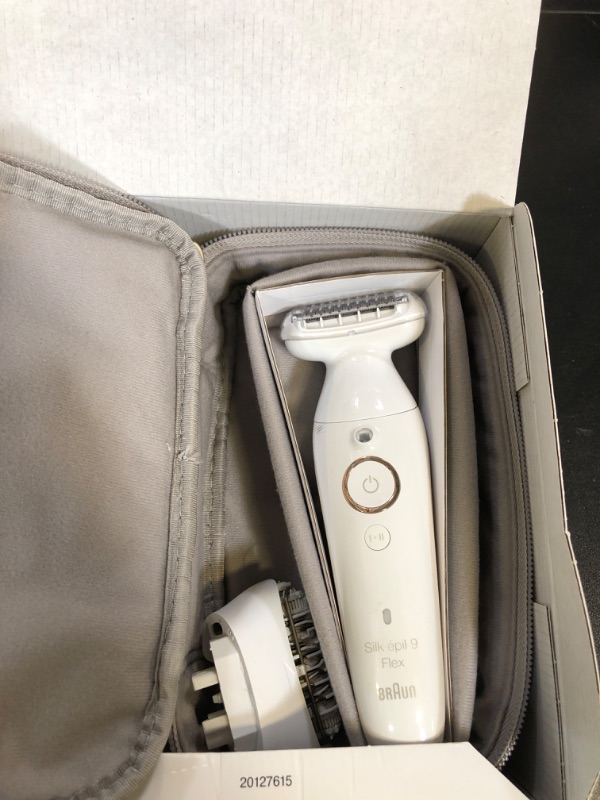 Photo 1 of Braun Epilator Silk-épil 9, Hair Removal Device, Women Shaver & Trimmer, Pivoting Head, Wet and Dry Epilator, Includes Shaver Head and Trimmer Comb, SES9-030