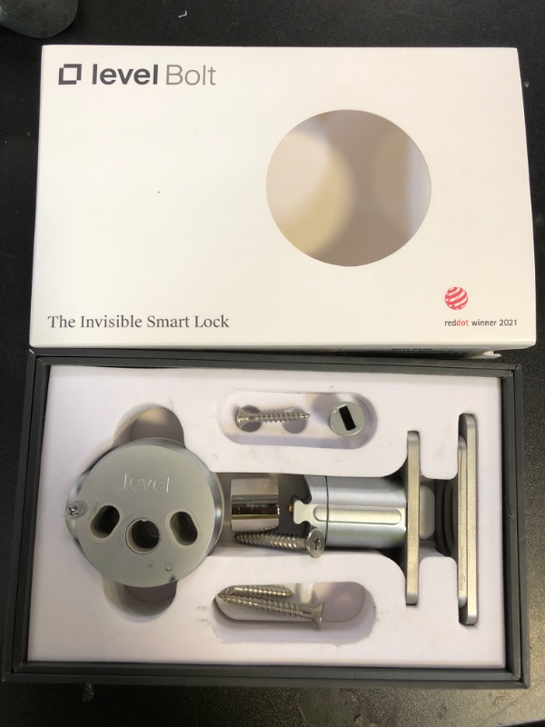 Photo 1 of Level Bolt (Wi-Fi) Smart Deadbolt - Make Your Lock Smart & Keep Existing Hardware and Keys - Lock/Unlock from Anywhere - Level App for iOS & Android - Works with Apple Home, Alexa & Google Home