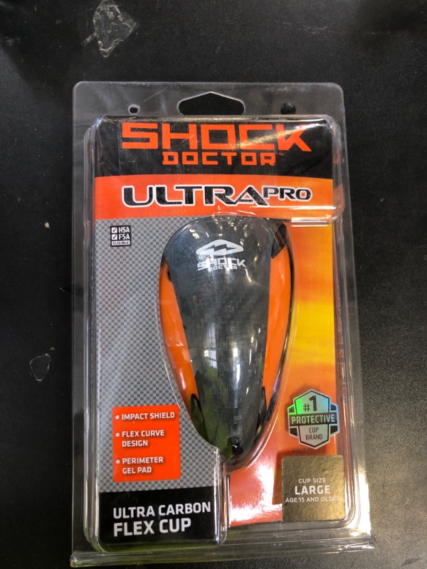 Photo 1 of Shock Doctor Ultra Carbon Flex Cup, Black, Large