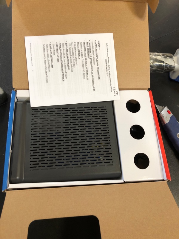 Photo 1 of ARRIS (T25) - Cable Modem - Fast DOCSIS 3.1 Gigabit Cable Modem , Comcast Xfinity Internet & Voice , Two 1 Gbps Ports, 800 Mbps Max with Xfinity Plan