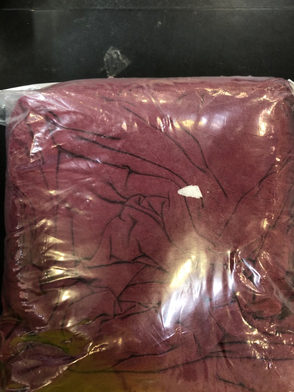 Photo 1 of BYDOLL Table Cloth Round 60 Inch Tablecloth Fits Max50 Inch Diameter Top,Burgundy Washable Outdoor Winkle and Stain Resistant Spillproof Polyester Tablecloths for Round Tables Party Cover