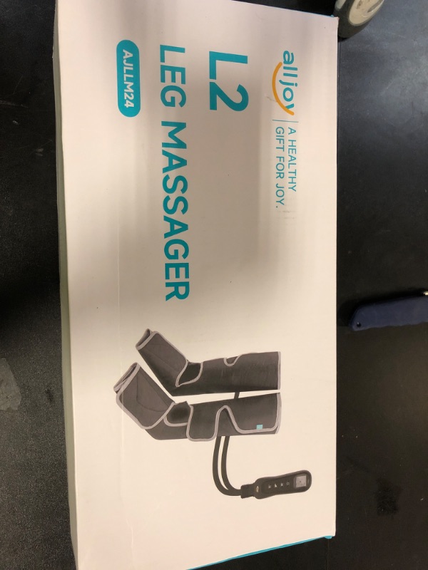 Photo 1 of ALLJOY Leg Massager for Circulation and Pain Relief FSA, Gifts for Dad Mom Mothers Day Fathers Day, Leg Massager with Heat and Compression Helpful for Vericose Veins, Fatigue, Cramps, Swelling, Edema