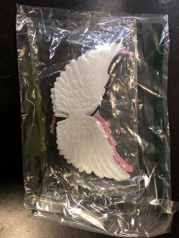 Photo 1 of GOMAKERER 20 Pcs 5 Colors Wings Patches, Angel Wing Shape Embroidered Patches Mini Angel Wing Ornament Accessories for Clothing Jackets and Backpack Decoration