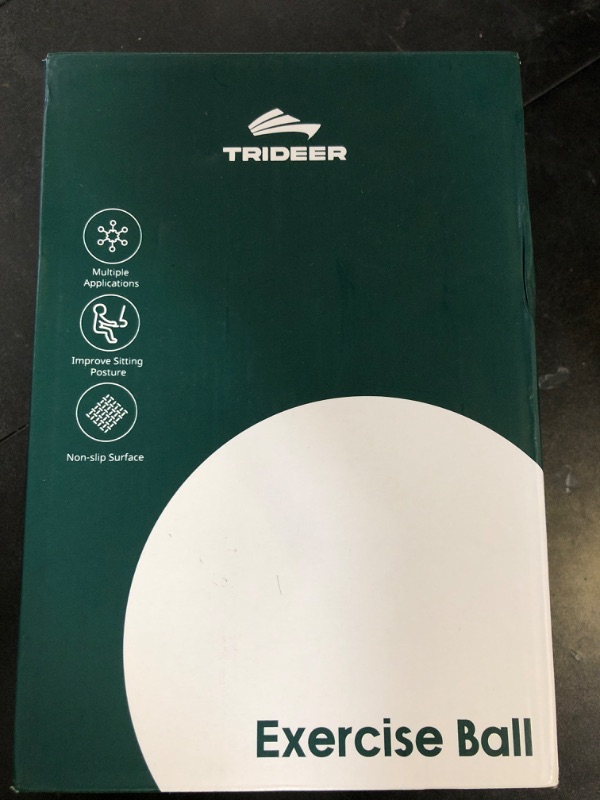 Photo 1 of Trideer Yoga Ball for Exercise, Pregnancy & Birthing, 5 Sizes Exercise Ball for Physical Therapy, Stability, Fitness, Quick Pump Included