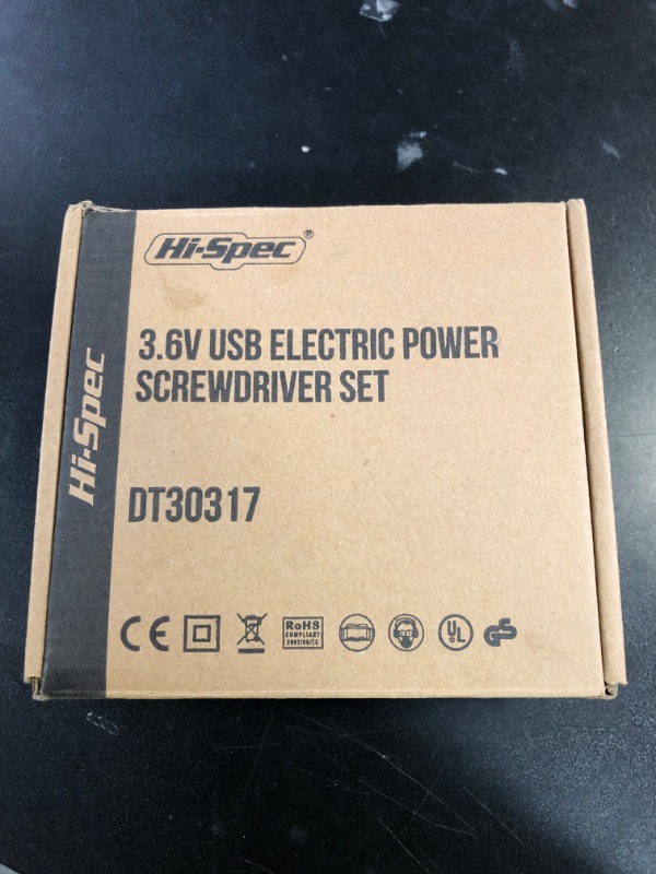 Photo 1 of Hi-Spec Electric Screwdriver 27pc 3.6V Pink USB Small Power Screwdriver Set. Cordless & Rechargeable with Driver Bit Set