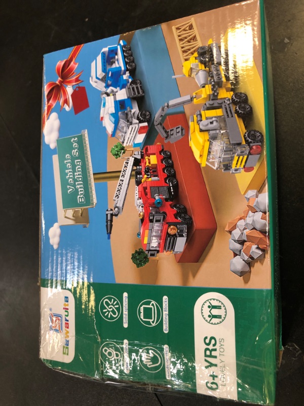 Photo 1 of Sawaruita 30Pack Mini Cars Building Blocks Party Favors for Kids - Small Fire Truck,City Police Car,Construction Vehicle for Birthday Goodies Bag Filling, Classroom Prizes for Boys 6-12
