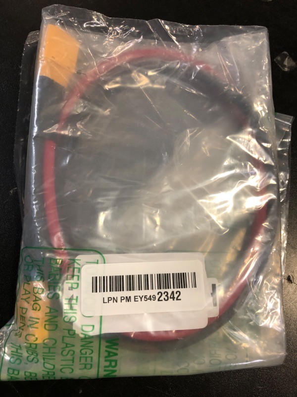 Photo 1 of SYOWADA 10AWG XT90 2FT Female-to-Male Connector Extension Cable for RC Battery Portable Power Station Solar Panel Drones RC Batteries