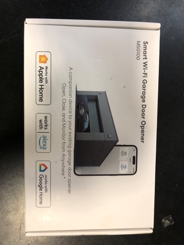 Photo 1 of meross Smart Garage Door Opener Remote, Compatible with Apple HomeKit, Amazon Alexa, Google Assistant, CarPlay and SmartThings, No Hub Needed