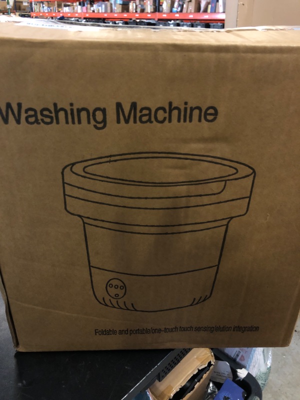 Photo 1 of Portable Washing Machine, 16L Upgraded with Spin Basket Laundry Machine, 3 Cleaning Modes Suitable for Small Clothes, Foldable Design Ideal for Hotel, Home, Apartment and Campain
