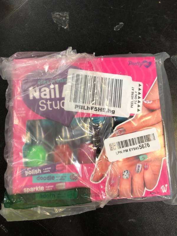 Photo 1 of Nail Art Studio for Girls - Birthday Gift - Nail Polish Kit for Kids Ages 7-12 Years Old - Girl Gifts Ideas - Gift Set - Girly Stuff - Polish, Pens, Glitter, Stickers, Gems, Filer - 8 9 10 11 12 Year