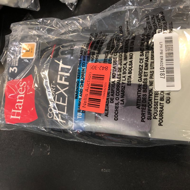 Photo 1 of Hanes Total Support Pouch Men's Boxer Briefs Pack, Anti-Chafing, Moisture-Wicking Underwear, Odor Control (Reg or Long Leg)