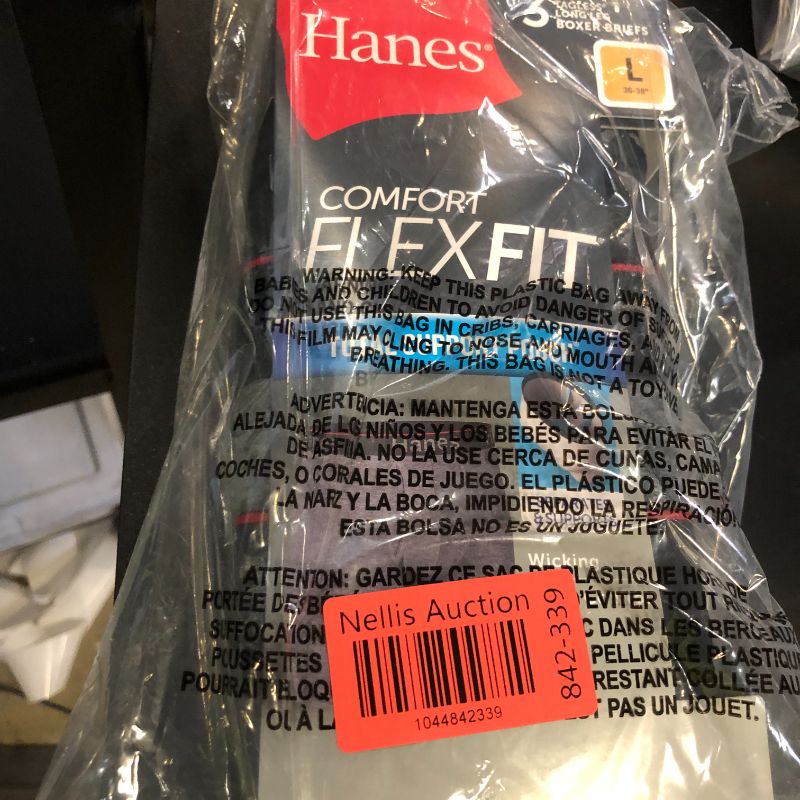Photo 1 of Hanes Total Support Pouch Men's Boxer Briefs Pack, Anti-Chafing, Moisture-Wicking Underwear, Odor Control (Reg or Long Leg)