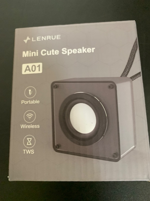 Photo 1 of LENRUE Mini Bluetooth Speaker,Wireless Portable Speakers,5W Small Speaker with Clear Sound,Support TWS/TF Card,Lanyard Design for Hiking, Biking, Trip,Gift for Men/Women/Boys/Girls