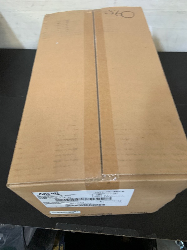 Photo 1 of Ansell MICROFLEX Diamond Grip MF-300 Disposable Latex Gloves for Automotive, Healthcare, Machinery Industries - Large, Natural (Case of 1000)