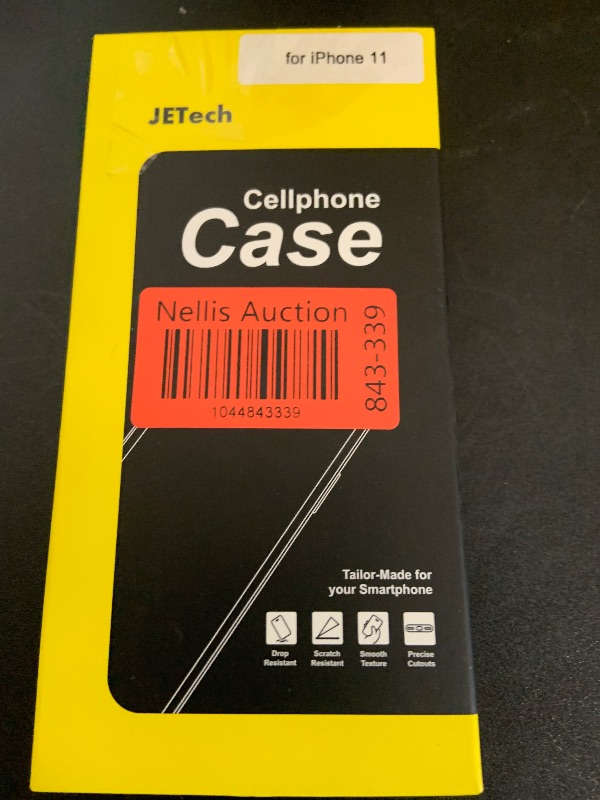 Photo 1 of JETech Case for iPhone 11 6.1-Inch, Non-Yellowing Shockproof Phone Bumper Cover, Anti-Scratch Clear Back (Clear)